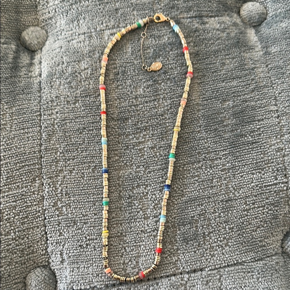Ann Taylor Loft Metal Bead Necklace